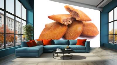 Typical deep fried meat rissol appetizers Wall mural