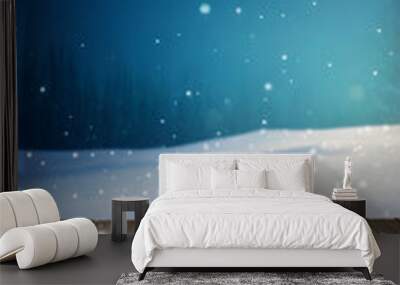 This is a beautiful table top with a blur Christmas tree background. It would be perfect to use as a display or to montage your products. Wall mural