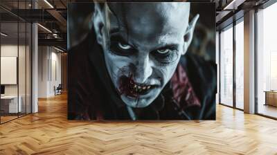 Portrait on vampire from mythology Wall mural