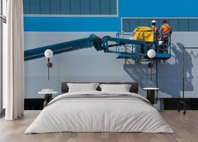 Boom lift Wall mural