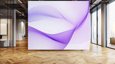 Modern Minimalistic Abstract Background: Russian Violet with Lilac and Powder Blue Accents for AI Company Presentation Wall mural