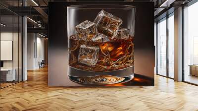 Scotch on the rocks, please. Wall mural