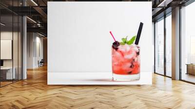 blackberry cocktail Wall mural