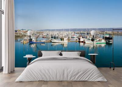 Fishing boats Wall mural