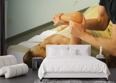 massage therapy - arm massage Wall mural