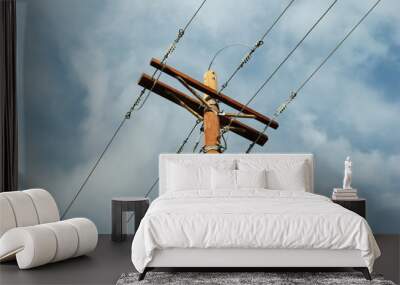 power lines Wall mural