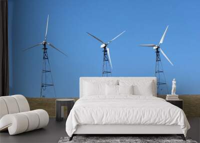 wind turbines for alternative energy Wall mural