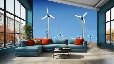 wind turbines Wall mural