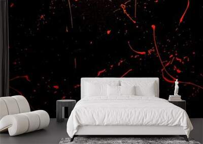 red and black background Wall mural