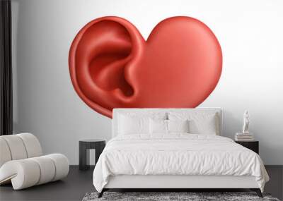 Heart&hearing Wall mural