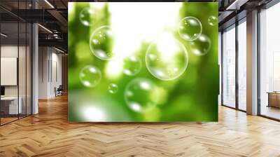 Blurred natural vector background Wall mural