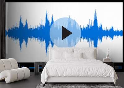 Web player  Wall mural