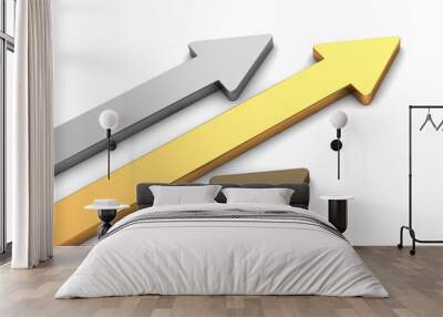 arrows competition Wall mural