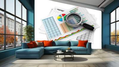 Business report Wall mural