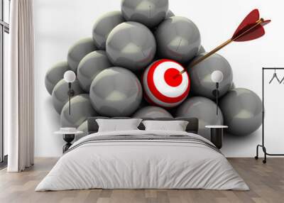 right target Wall mural