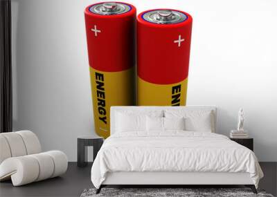 two battery Wall mural