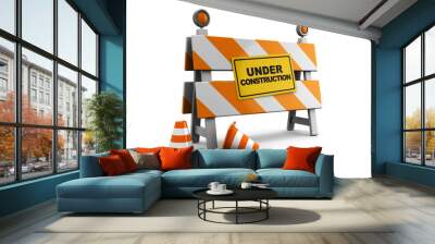 under construction Wall mural