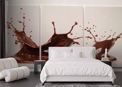 Chocolate Splash Explosion Set  Wall mural