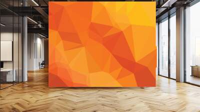 Background modern texture triangle geometry abstract yellow Wall mural