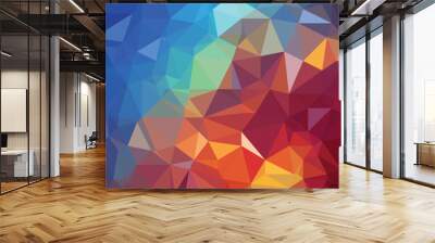 Background texture triangle geometry universe creation Wall mural