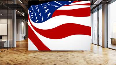 United Sates of American flag Wall mural