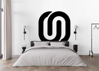 simple anagram of initial letter s o u n c Wall mural