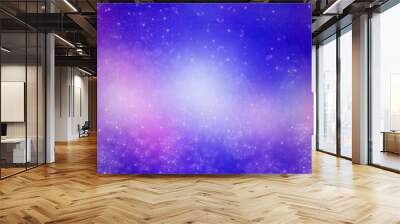 Colorful Starry Night Sky Outer Space background Wall mural