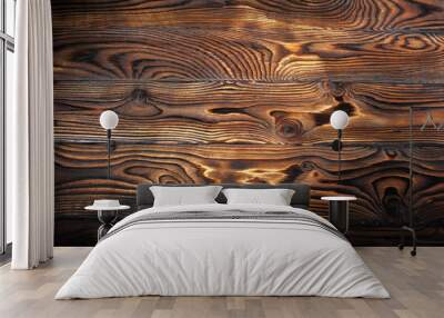 Wood Brown Backgrounds Wall mural