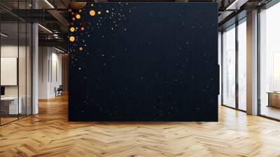 gold and black festive decorations Wall mural