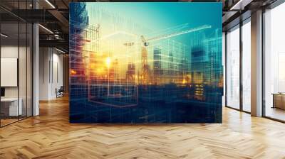 Architecting the Future: Signs of Engineering Wall mural