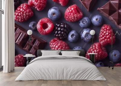 Food and Nutrition: A 3D vector infographic showcasing the benefits of antioxidants Wall mural