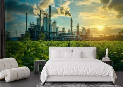 Innovative technology for efficient biofuel generation from biomass Wall mural