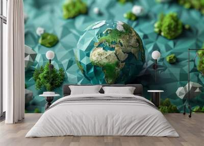 Protect the Earth. It's the only one we have. Wall mural