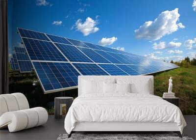 Sustainable solar energy innovation, driving the future of renewable power Wall mural