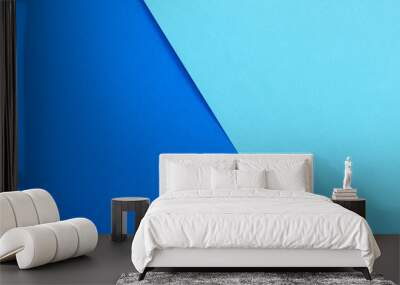 blue paper background Wall mural