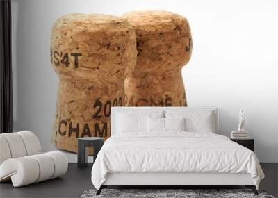 two champagne corks Wall mural