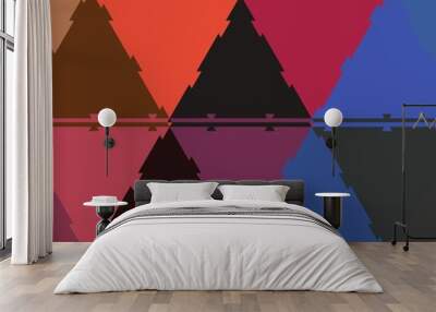 COLORFUL PATTERNS Wall mural