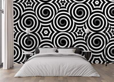 ILLUSION PATTERNS Wall mural