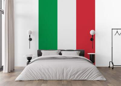 The Flag of Italy. Wall mural