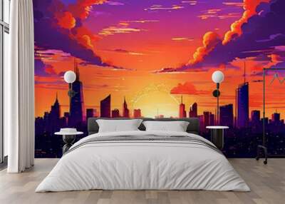 Skylines Too Wall mural