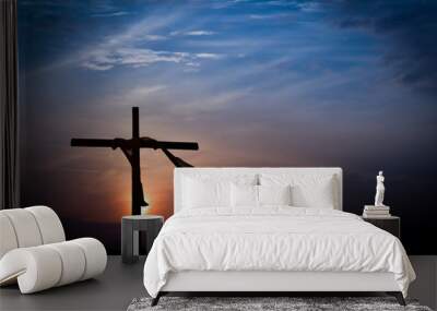 Dramatic Easter Morning Sunrise Wall mural