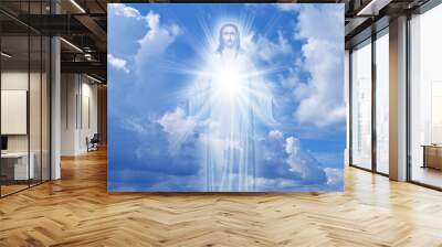 jesus christ in heaven religion concept Wall mural