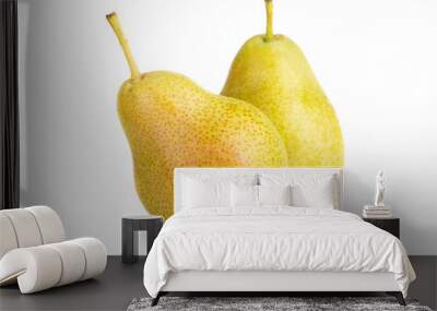 Two ripe yellow pears Wall mural