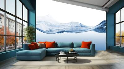 Waves of blue water Wall mural