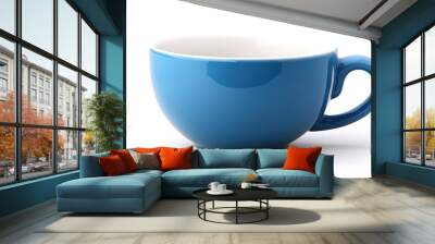 Blue Coffee Cup Wall mural