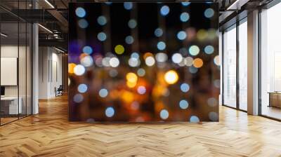 abstract background of bokeh Wall mural