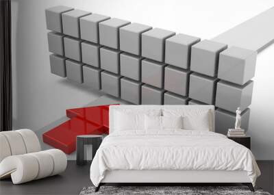 Firewall - 3D Wall mural