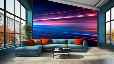 Abstract motion light speed banner Wall mural