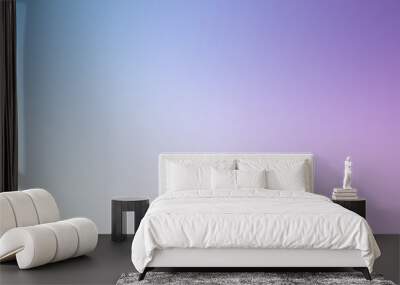 White light background banner with shades of purple and blue Wall mural