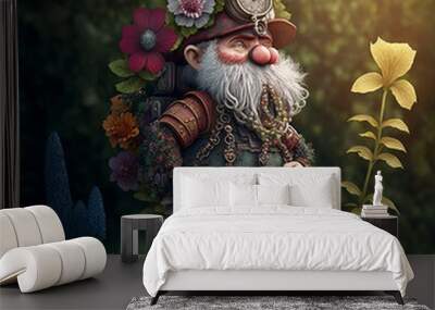 Ai generated garden gnome creature  Wall mural